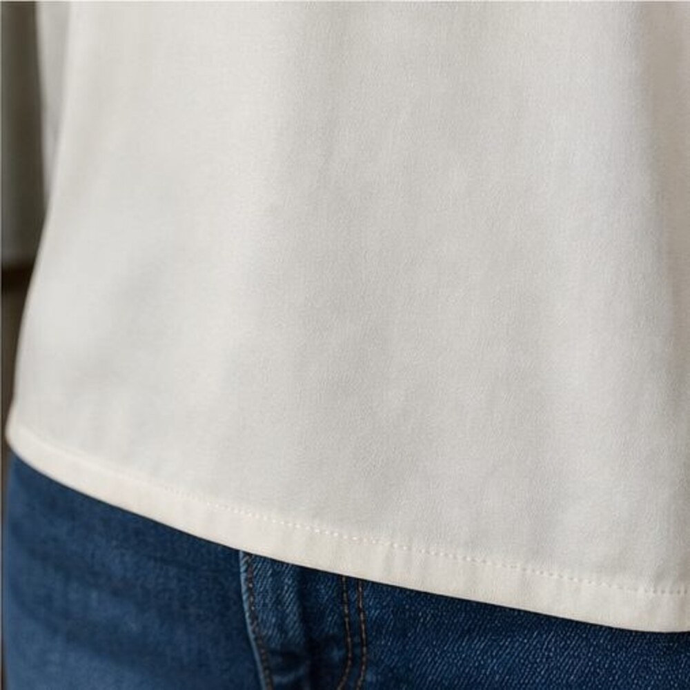 White Button Blouse - Picture 6 of 6
